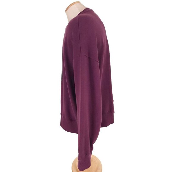 Palm Angels Teddy Bear Print Sweatshirt L Mens Plum - Picture 3 of 16